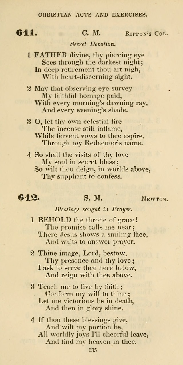 The Psalmist: a new collection of hymns for the use of Baptist churches; with a supplement page 395