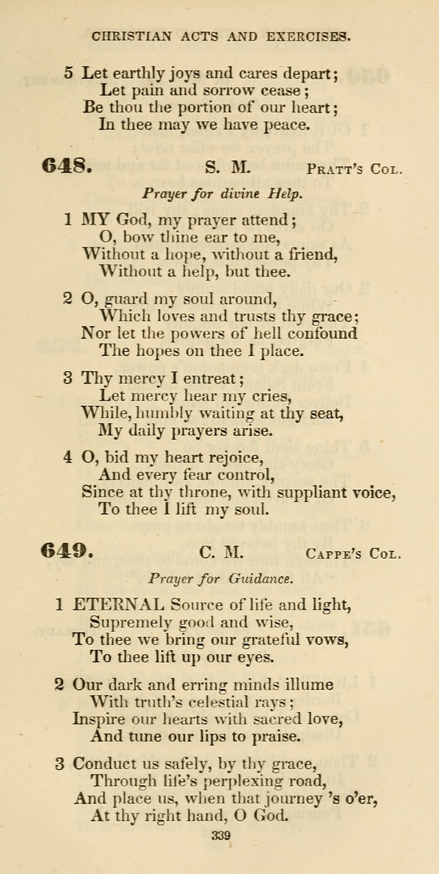 The Psalmist: a new collection of hymns for the use of Baptist churches; with a supplement page 399