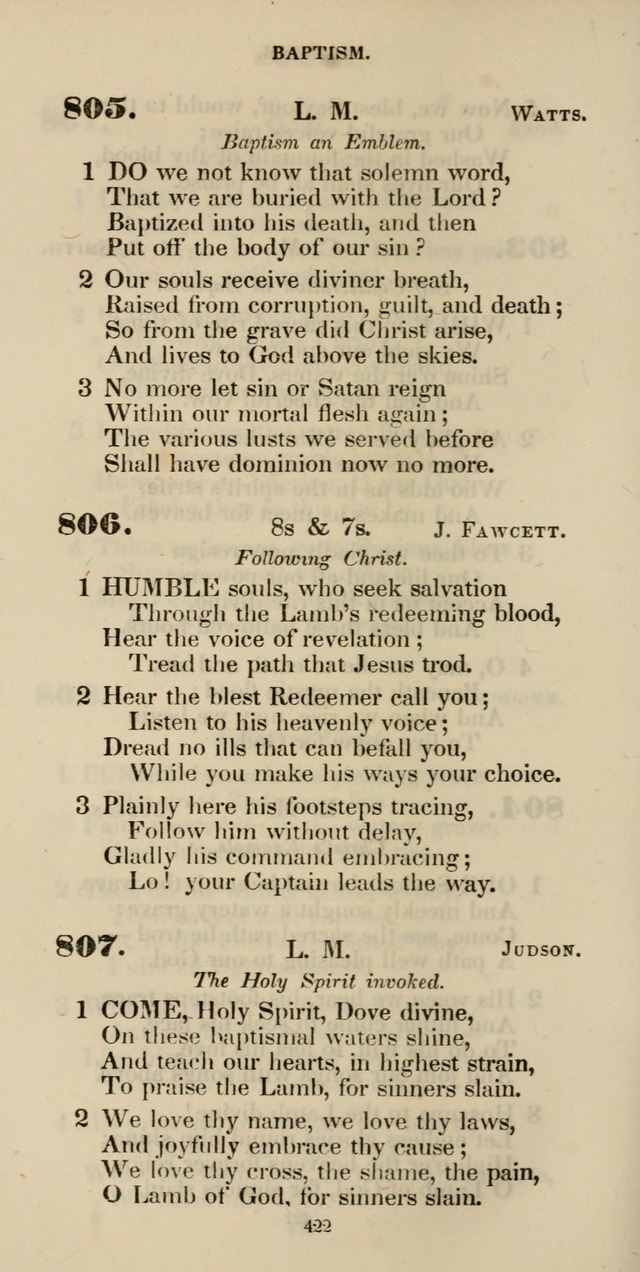 The Psalmist: a new collection of hymns for the use of Baptist churches; with a supplement page 482