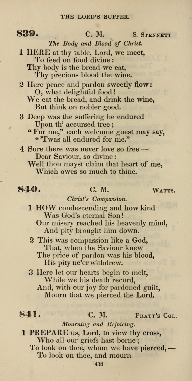 The Psalmist: a new collection of hymns for the use of Baptist churches; with a supplement page 498