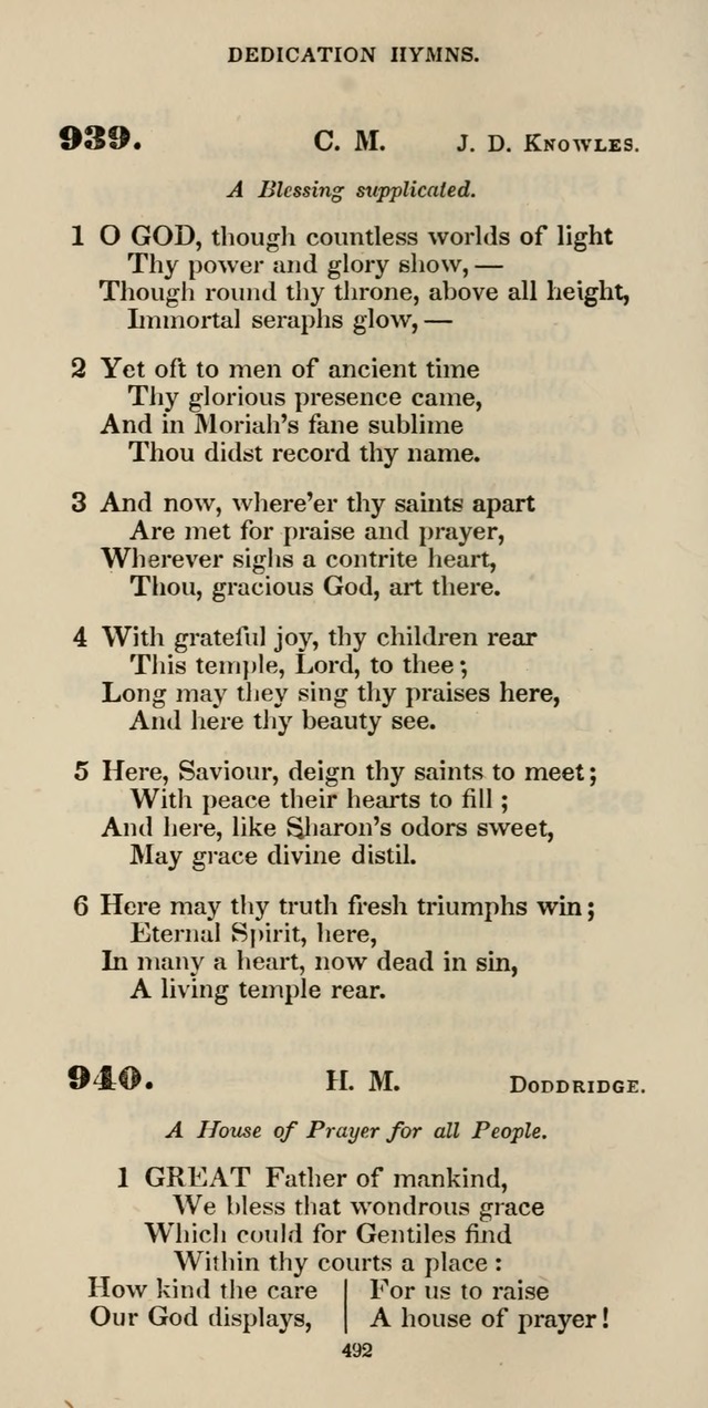 The Psalmist: a new collection of hymns for the use of Baptist churches; with a supplement page 552