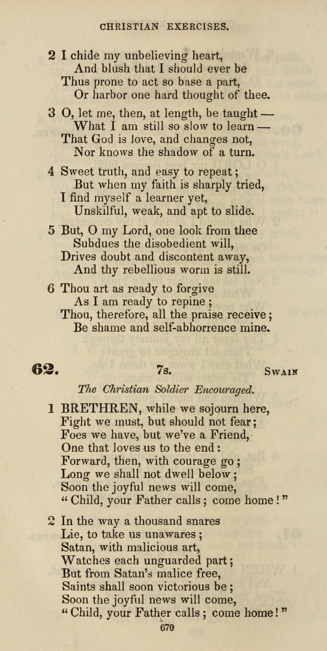 The Psalmist: a new collection of hymns for the use of Baptist churches; with a supplement page 730