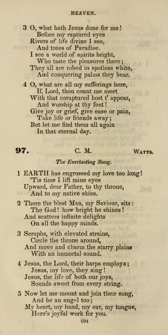 The Psalmist: a new collection of hymns for the use of Baptist churches; with a supplement page 754