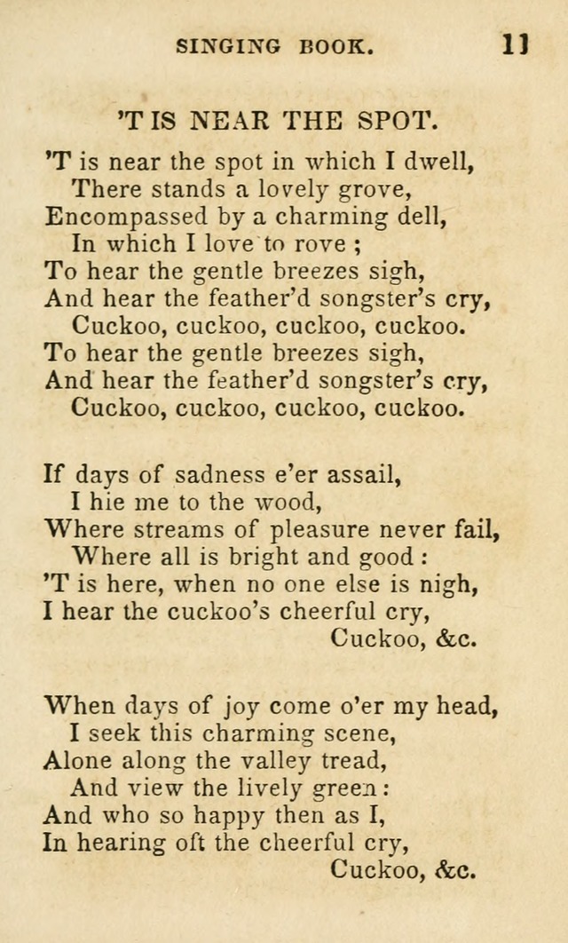 The Public School Singing Book: a collection of original and other songs, odes, hymns, anthems, and chants used in the various public schools page 13