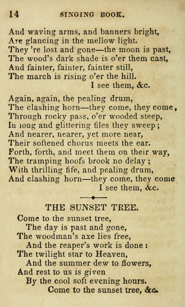 The Public School Singing Book: a collection of original and other songs, odes, hymns, anthems, and chants used in the various public schools page 16