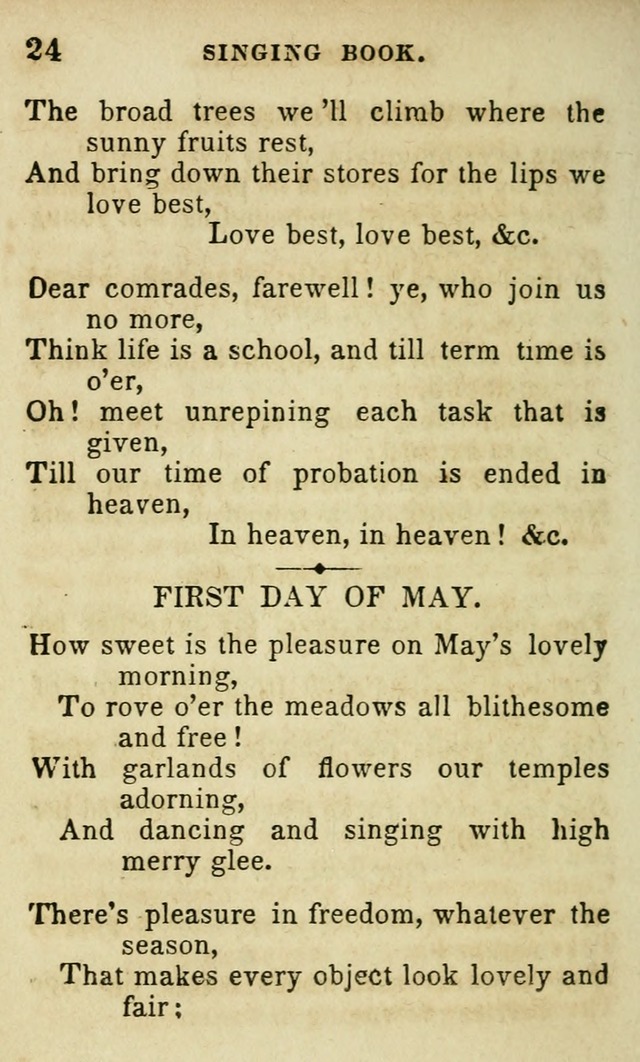 The Public School Singing Book: a collection of original and other songs, odes, hymns, anthems, and chants used in the various public schools page 26