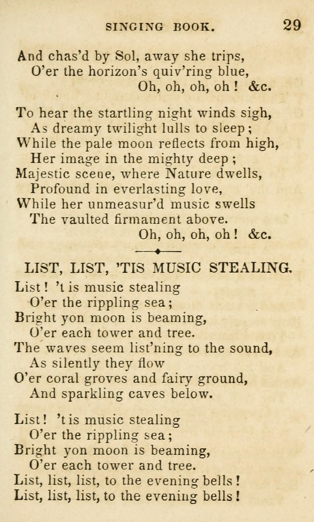 The Public School Singing Book: a collection of original and other songs, odes, hymns, anthems, and chants used in the various public schools page 31