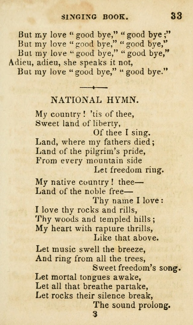 The Public School Singing Book: a collection of original and other songs, odes, hymns, anthems, and chants used in the various public schools page 37