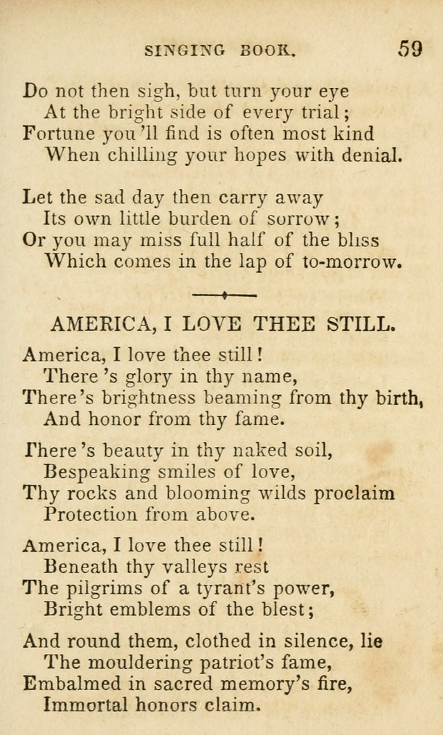 The Public School Singing Book: a collection of original and other songs, odes, hymns, anthems, and chants used in the various public schools page 63