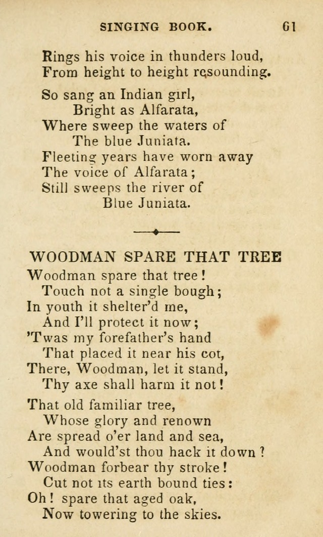 The Public School Singing Book: a collection of original and other songs, odes, hymns, anthems, and chants used in the various public schools page 65