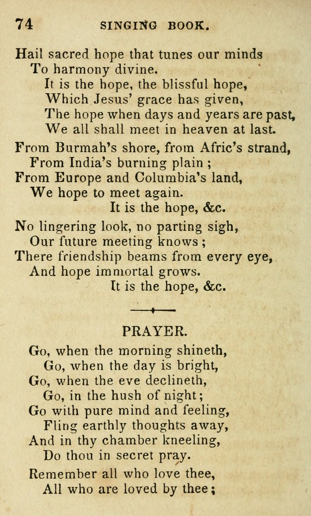 The Public School Singing Book: a collection of original and other songs, odes, hymns, anthems, and chants used in the various public schools page 78