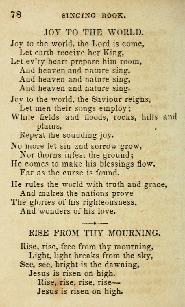 The Public School Singing Book: a collection of original and other songs, odes, hymns, anthems, and chants used in the various public schools page 82
