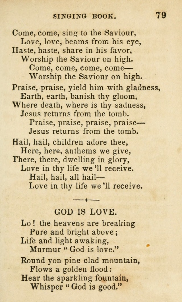 The Public School Singing Book: a collection of original and other songs, odes, hymns, anthems, and chants used in the various public schools page 83