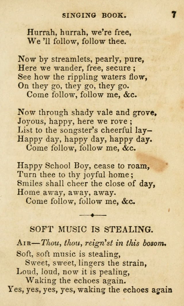 The Public School Singing Book: a collection of original and other songs, odes, hymns, anthems, and chants used in the various public schools page 9