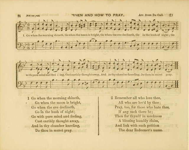 Plymouth Sabbath School Collection: or, Hymns and Tunes page 24