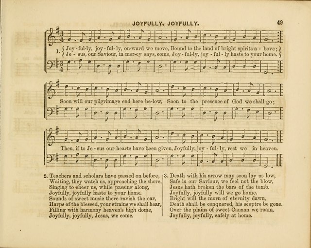 Plymouth Sabbath School Collection: or, Hymns and Tunes page 49