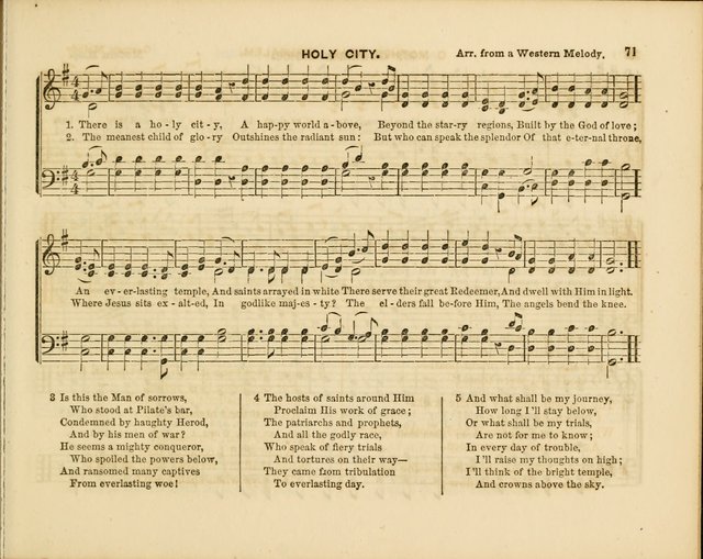 Plymouth Sabbath School Collection: or, Hymns and Tunes page 71