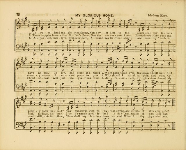 Plymouth Sabbath School Collection: or, Hymns and Tunes page 72