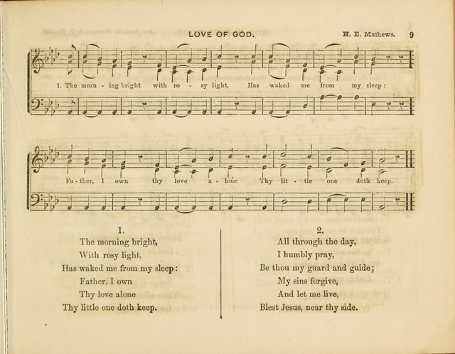 Plymouth Sabbath School Collection: or, Hymns and Tunes page 9