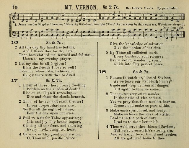 The Plymouth Sabbath School Collection of Hymns and Tunes page 10