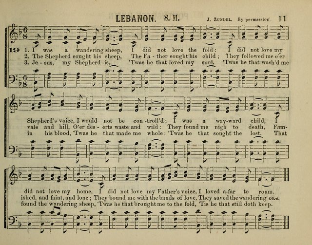 The Plymouth Sabbath School Collection of Hymns and Tunes page 11