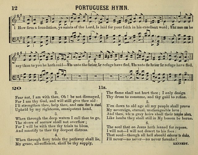 The Plymouth Sabbath School Collection of Hymns and Tunes page 12