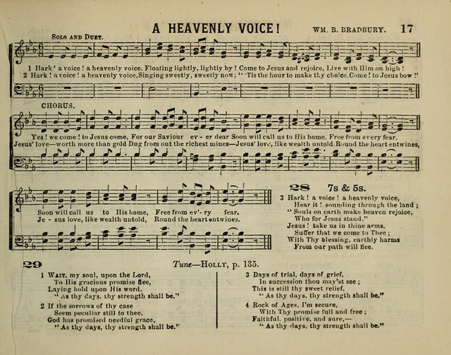 The Plymouth Sabbath School Collection of Hymns and Tunes page 17