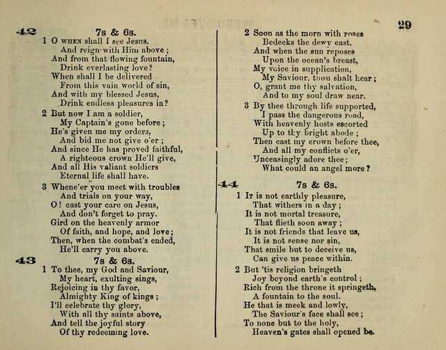 The Plymouth Sabbath School Collection of Hymns and Tunes page 29