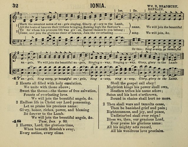 The Plymouth Sabbath School Collection of Hymns and Tunes page 32