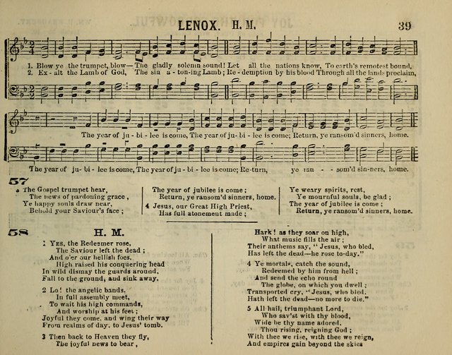 The Plymouth Sabbath School Collection of Hymns and Tunes page 39