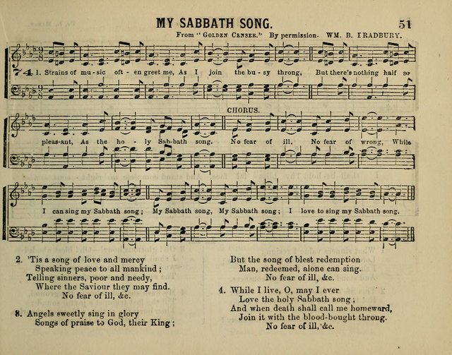 The Plymouth Sabbath School Collection of Hymns and Tunes page 51
