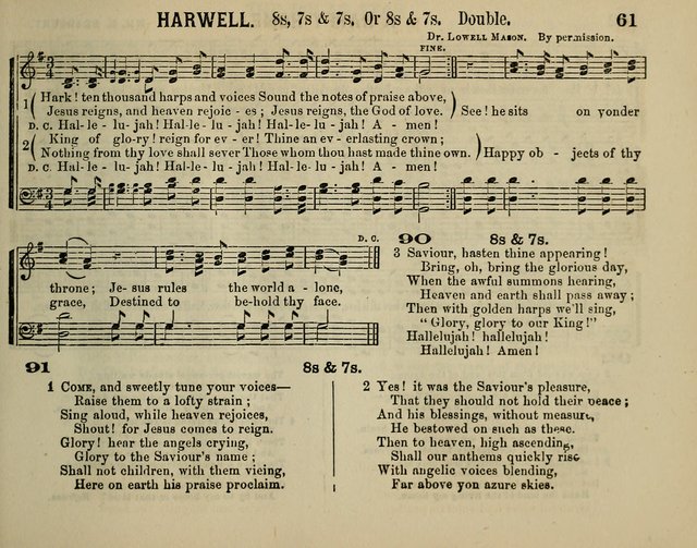 The Plymouth Sabbath School Collection of Hymns and Tunes page 61