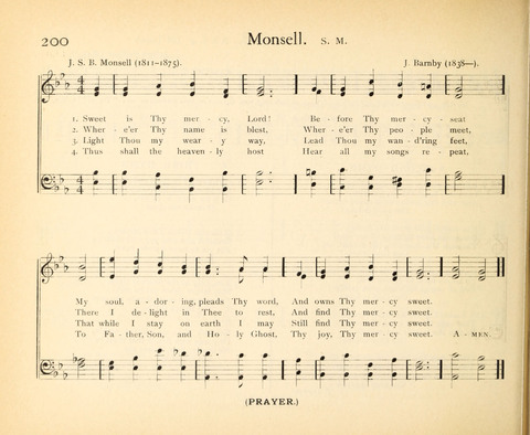 Plymouth Sunday-School Hymnal: for use in schools, prayer-meetings, and missions page 200