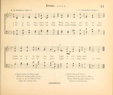 Plymouth Sunday-School Hymnal: for use in schools, prayer-meetings, and missions page 33