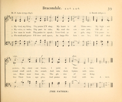 Plymouth Sunday-School Hymnal: for use in schools, prayer-meetings, and missions page 39