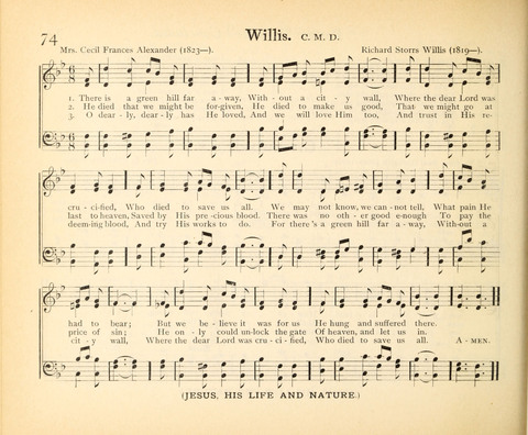 Plymouth Sunday-School Hymnal: for use in schools, prayer-meetings, and missions page 74