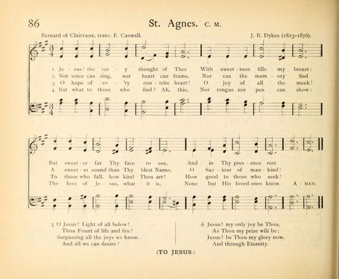 Plymouth Sunday-School Hymnal: for use in schools, prayer-meetings, and missions page 86