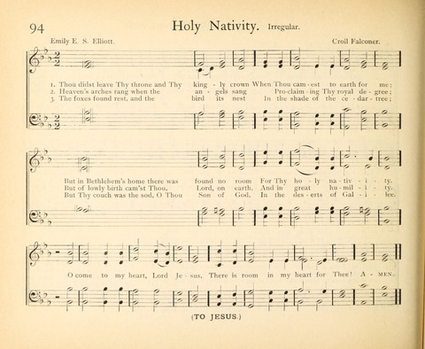 Plymouth Sunday-School Hymnal: for use in schools, prayer-meetings, and missions page 94