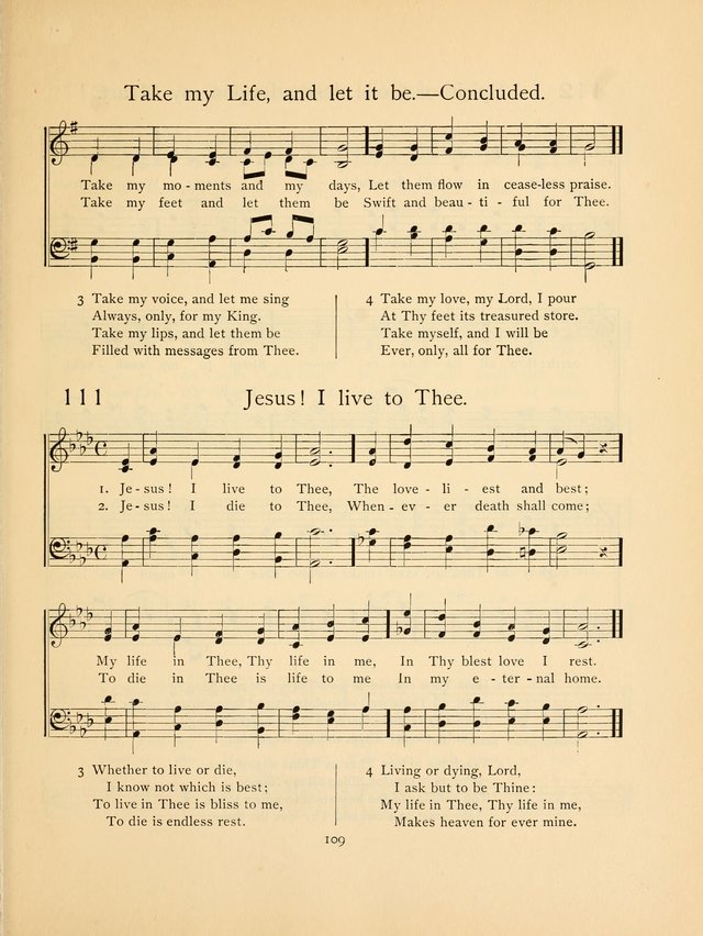 Pilgrim Songs: for the Sunday School page 109
