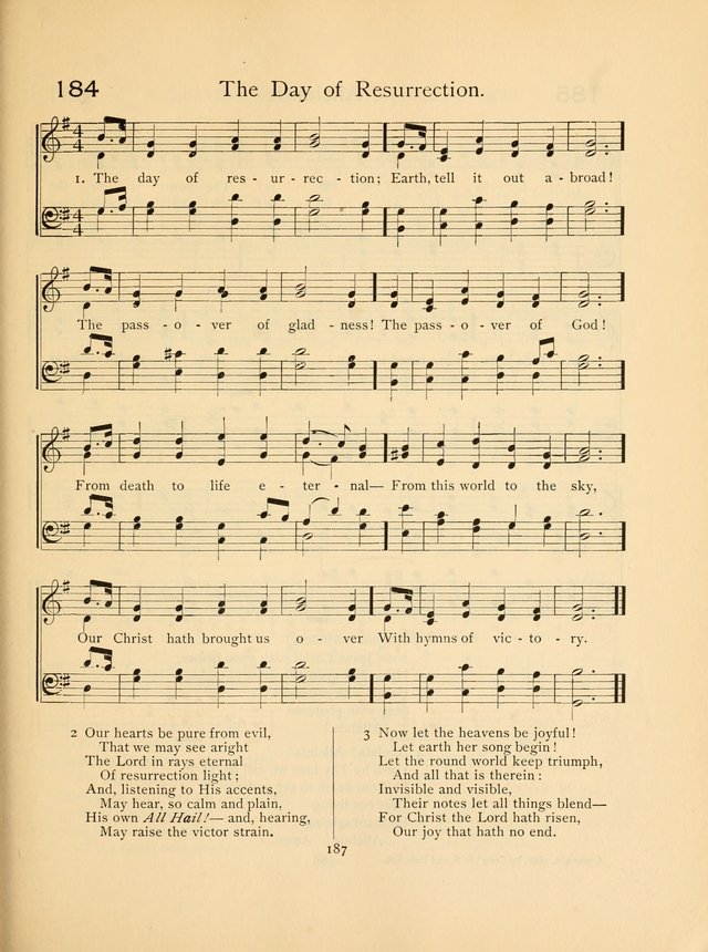 Pilgrim Songs: for the Sunday School page 187
