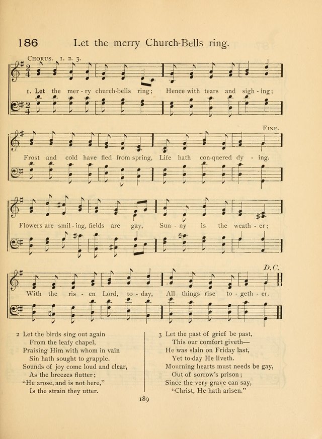 Pilgrim Songs: for the Sunday School page 189