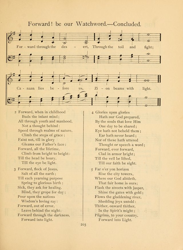 Pilgrim Songs: for the Sunday School page 203