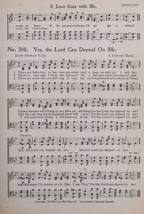 Praise and Service Songs for Sunday Schools page 183
