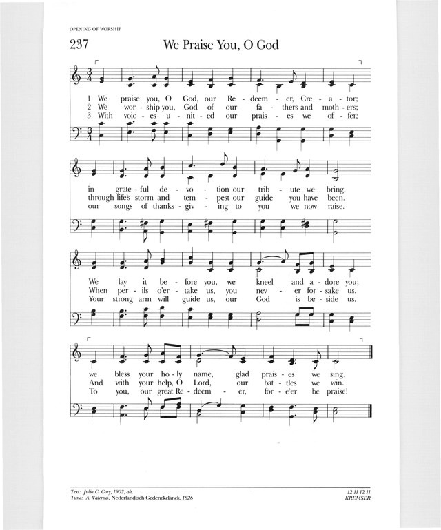 Psalter Hymnal (Gray) page 330