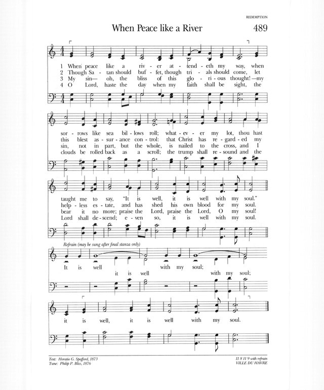 Psalter Hymnal (Gray) page 609