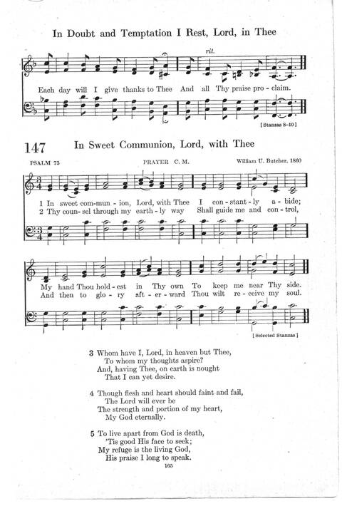 Psalter Hymnal (Red): doctrinal standards and liturgy of the Christian Reformed Church page 165