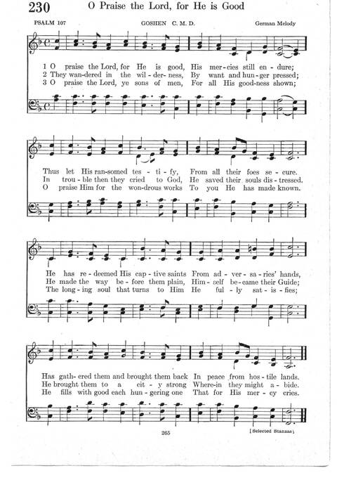 Psalter Hymnal (Red): doctrinal standards and liturgy of the Christian Reformed Church page 265