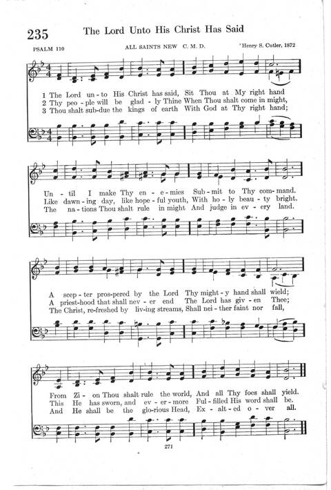 Psalter Hymnal (Red): doctrinal standards and liturgy of the Christian Reformed Church page 271
