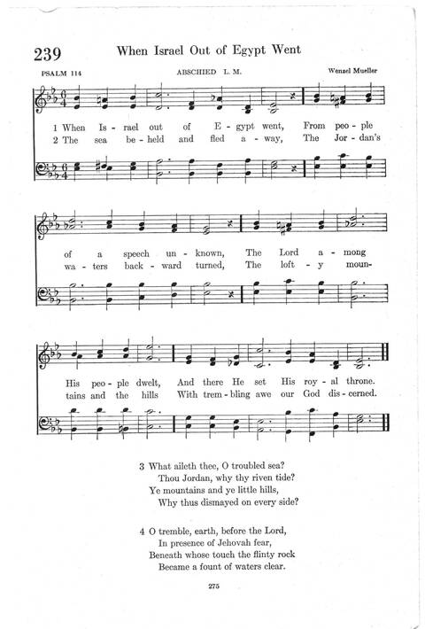 Psalter Hymnal (Red): doctrinal standards and liturgy of the Christian Reformed Church page 275