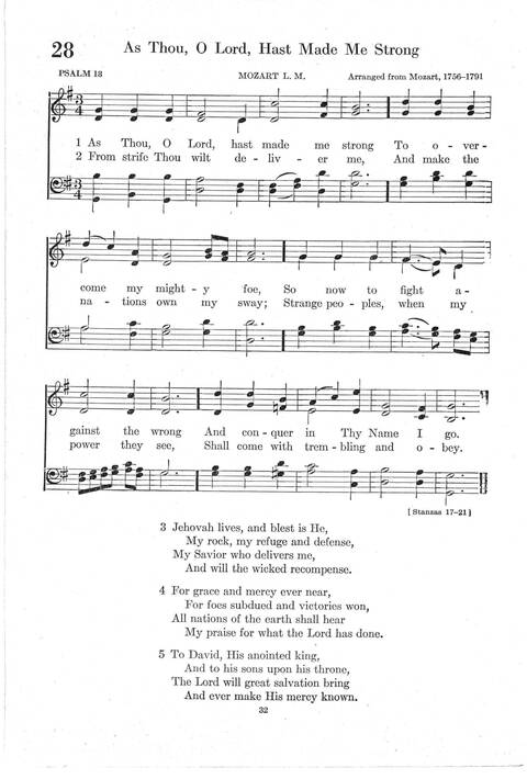 Psalter Hymnal (Red): doctrinal standards and liturgy of the Christian Reformed Church page 32